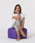 Atelier Del Sofa Round Pouf - Purple